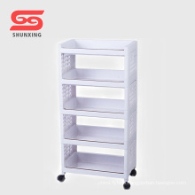 High quality plastic material shelf storage for container sundries